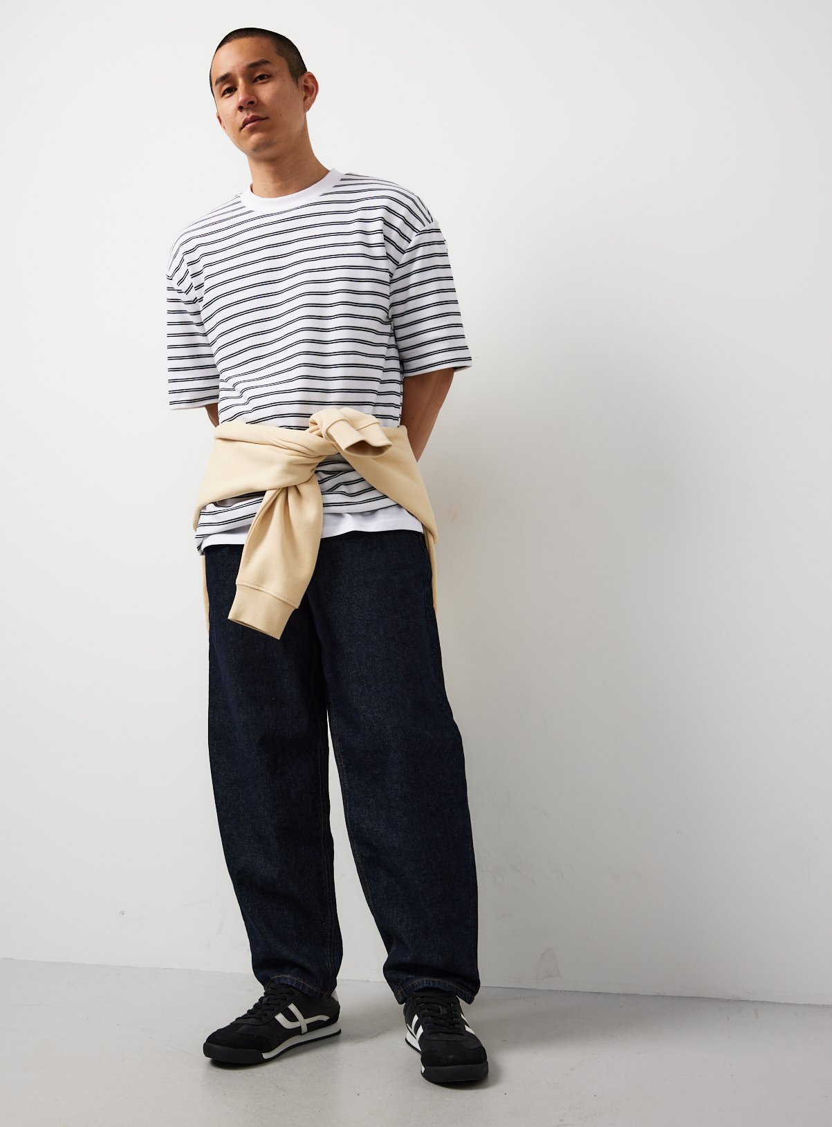 Dark Denim Barrel Leg Jeans 40R - Image 3 thumbnail